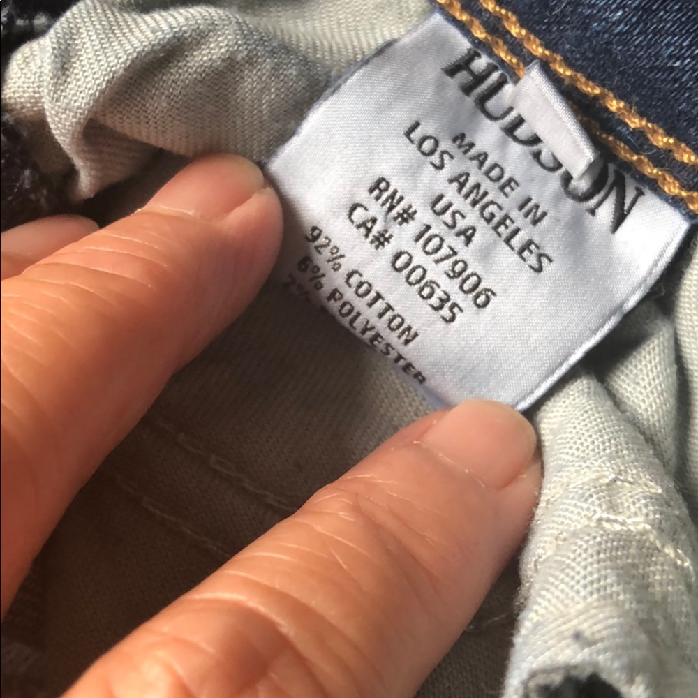 Hudson skinny jeans EUC 38.5” length, in seam 31” - Picture 5 of 7